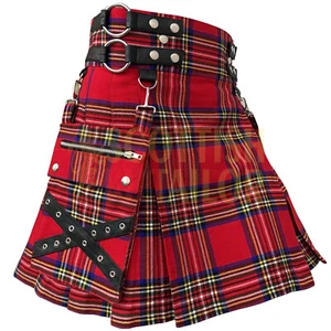 Scottish Clan Royal Stewart Tartan Kilt For Women Custom Size Skirt For Women - Picture 1 of 6