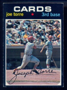 1971 TOPPS OPC O PEE CHEE BASEBALL #370 Joe Torre HOF EX-NM  St Louis Cardinals