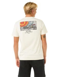 CAMISETA RIP CURL PARA HOMBRE.NUEVA CAMISETA MANGA CORTA KEEP ON TRUCKING BACKPRINT SURF S25 - Imagen 1 de 7