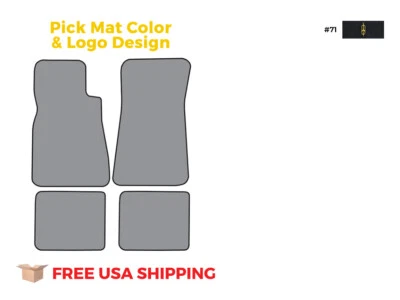 FITS 1971-1973 Oldsmobile 98 Floor Mat 4pc Loop Foto 1 de 4