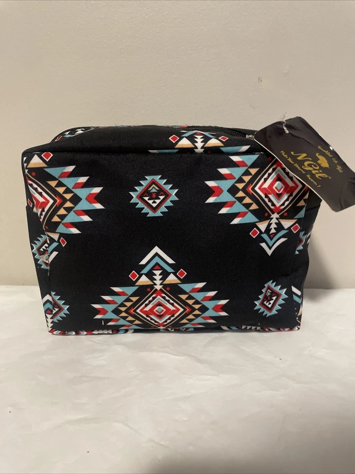 Bolsa de Maquillaje Nativo Americano Tribal NGIL Nueva Con Etiquetas Foto 1 de 4