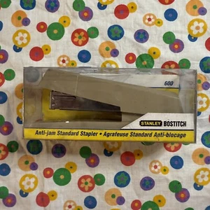 VTG Bostitch Stapler Gray Silver Desk Office Supplies Old Staple Staples HTF - Picture 1 of 4