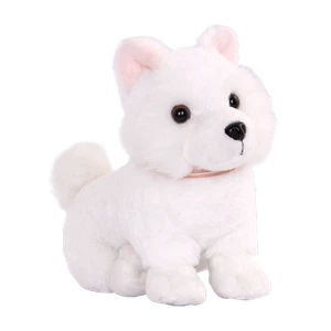 Our Generation - American Eskimo Welpe 15 cm Plüschtier Puppenzubehör weiß - Bild 1 von 4