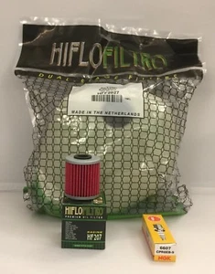 Kit de service pour KAWASAKI KX250F (2017 à 2019) filtre air/huile et bougie d'allumage - Photo 1 sur 5