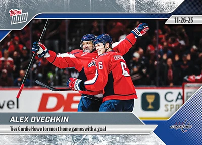 Alex Ovechkin 2025-26 NHL Topps Now Sticker #48 Washington Capitals Presale - Image 1 of 2