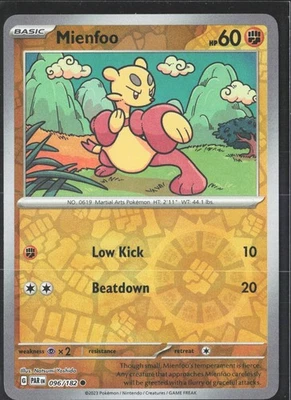 Mienfoo 096/182 SV04: Paradox Rift Reverse Holo  - Image 1 of 2