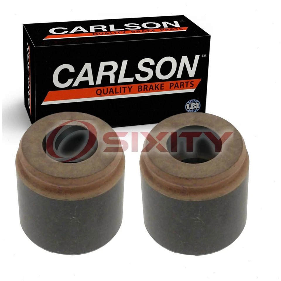 2 pc Carlson Rear Disc Brake Caliper Pistons for 2003-2006 Jeep Wrangler Pad sz - Image 1 of 4