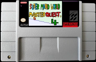 Super Mario World Master Quest 4 English Game For SNES NTSC-U/C US Canada - Image 1 of 2