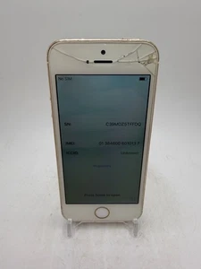 Apple iPhone 5s - Oro - 16GB - così com'è per recupero/parti/smontaggio - Foto 1 di 7