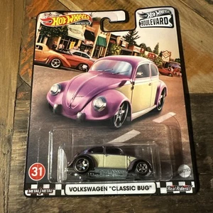 2021Hot Wheels Premium Boulevard # 31 Volkswagen "Classic Bug" -Free Shipping! - Picture 1 of 2