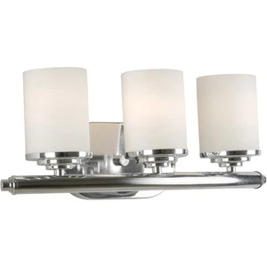 Forte Lighting 5105-03-05 Ames 3 Light 18 inch Chrome Bath Bar Wall Light - Picture 1 of 1