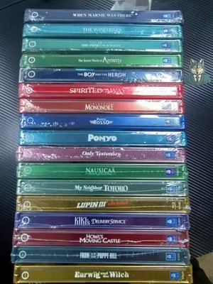 Studio Ghibli 16 SEALED Bluray Steelbook Collection + Bonus (All 17 GKIDS Films) - Bild 1 von 4