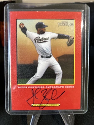 2006 Topps Turquia autógrafos vermelhos vermelhos vermelhos #JB Josh Barfield /475 padres! KV31 - Imagem 1 de 4