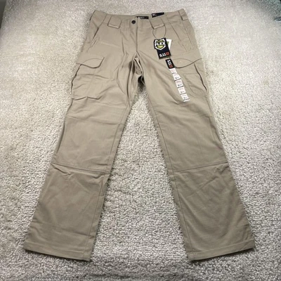 Pantalones tácticos 5.11 para mujer 10 caqui Stryke Flex-Tac Ripstop cargo trabajo 64386 Foto 1 de 4