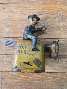 ANTIGUO JUGUETE DE HOJALATA NIFTY TOYS BARNEY GOOGLE Y BUJÍA CUERDA  - Imagen 1 de 8