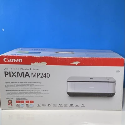 Canon PIXMA MP240  All-In-One Business Home Photo Printer - Factory Sealed - Image 1 of 4