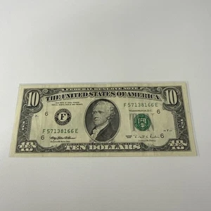1995 10 Dollar bill - Picture 1 of 6