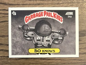 Garbage Pail Kids /250 Tecmo Boxx Bo Jackson 34a BO Knows Card GPk - Picture 1 of 2