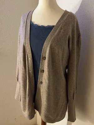 Merinowolle & Kashmere Strickjacke XL und Uniqlo Top blau L, Set, Top Qualität - Bild 1 von 4