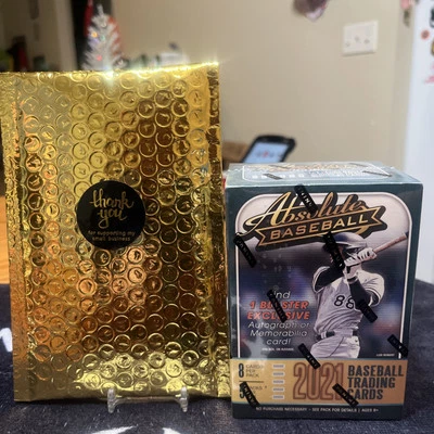 2021 Panini Absolute Baseball Blaster & 1 GOLD MYSTERY SLAB PACK ⚾️🔥 - Image 1 of 4