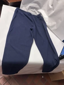 Vintage Jerzees Sweatpants Mens 2X Blue Drawstring Jogger Cotton Blend 90s USA - Picture 1 of 3