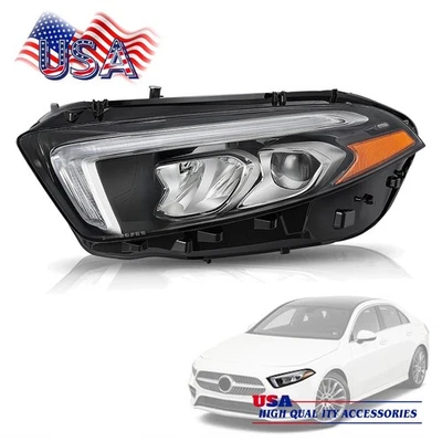 Farol de LED lateral esquerdo Mercedes Benz A Class A220 A250 W177 2019-2022 - Imagem 1 de 4