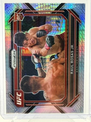 2023 Panini Prizm UFC Silver Prizm Raul Rosas Jr Raul Rosas #8 Rookie RC - Image 1 of 2