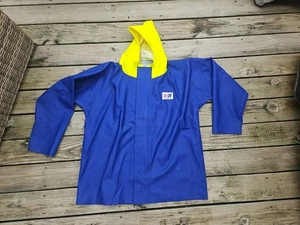 Stormline Crew Foul Weather Jacket Waterproof Hood Fishing Mens XL - Picture 1 of 5