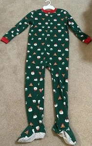 Carter’s Christmas One Piece PJ - Kids Size 8 - Picture 1 of 6