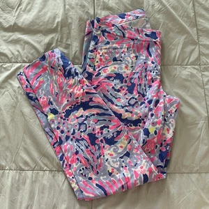 Lilly Pulitzer Women’s 8 Kelly Patterned Ankle Pants - Picture 1 of 8
