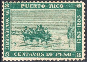 Puerto Rico - Edi * 101 - 1893 - IV Centenario desembarco Colón - Imagen 1 de 1