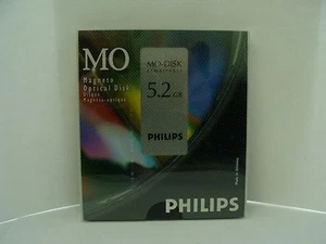NEW 5-Pack Philips 83PDO MO 5.2GB Optical Disk RW 5.25" (Same as EDM-5200C) - Afbeelding 1 van 5