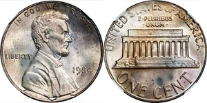 ER425 1984 Lincoln Cent. Struck on an Unplated Zinc Planchet NGC MS63 - Picture 1 of 8