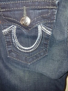 Pantalones de mezclilla True Religion ***TALLA 26*** Rainbow Becky *C7104-4 - Imagen 1 de 6