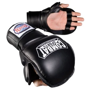 Neu Combat Sports TG4S Hybrid MMA Grappling Training Sparring Handschuhe - Schwarz  - Bild 1 von 1