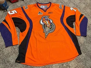 Gatineau Olympiques Maxime Talbot #25 Jersey 2003 Size 2XL 54 Orange Reebok - Picture 1 of 7