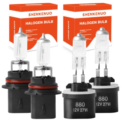 Para Chrysler Sebring 2001-2006 4X 3400K bombilla halógena haz alto bajo BP Foto 1 de 4