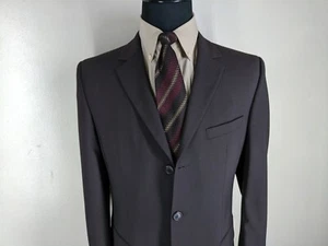 Hugo Boss Wool Blend  Suit 3 Btn Center Vent 40 Reg---Fit 40R-42 Reg.  Near Mint - Picture 1 of 10