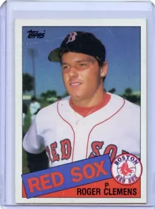 1985 Topps Roger Clemens Boston Red Sox RC #181 βοΈπ₯π― NM - Foto 1 di 2