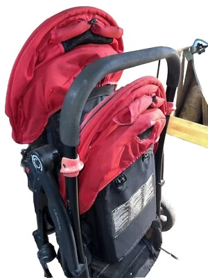 Contours Options Tandem Double Toddler & Baby Stroller Red - Image 1 of 4