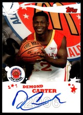2006 Topps McDonald's All-American Demond Tweety Carter Baylor Rookie Auto D