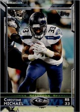 2015 Topps Football Card #191 Christine Michael
