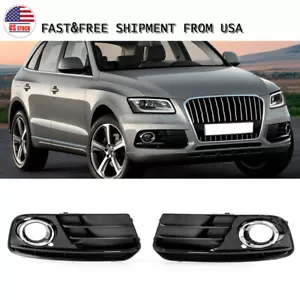 Cubiertas de luz antiniebla delantera izquierda + derecha biseles rejilla lateral para Audi Q5 13-2016 - Imagen 1 de 10