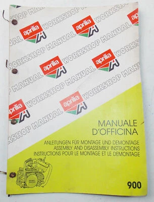 Aprilia Motore Officina Manuale Motore Montaggio Smontaggio Istruzioni Libro 900 - Immagine 1 di 2