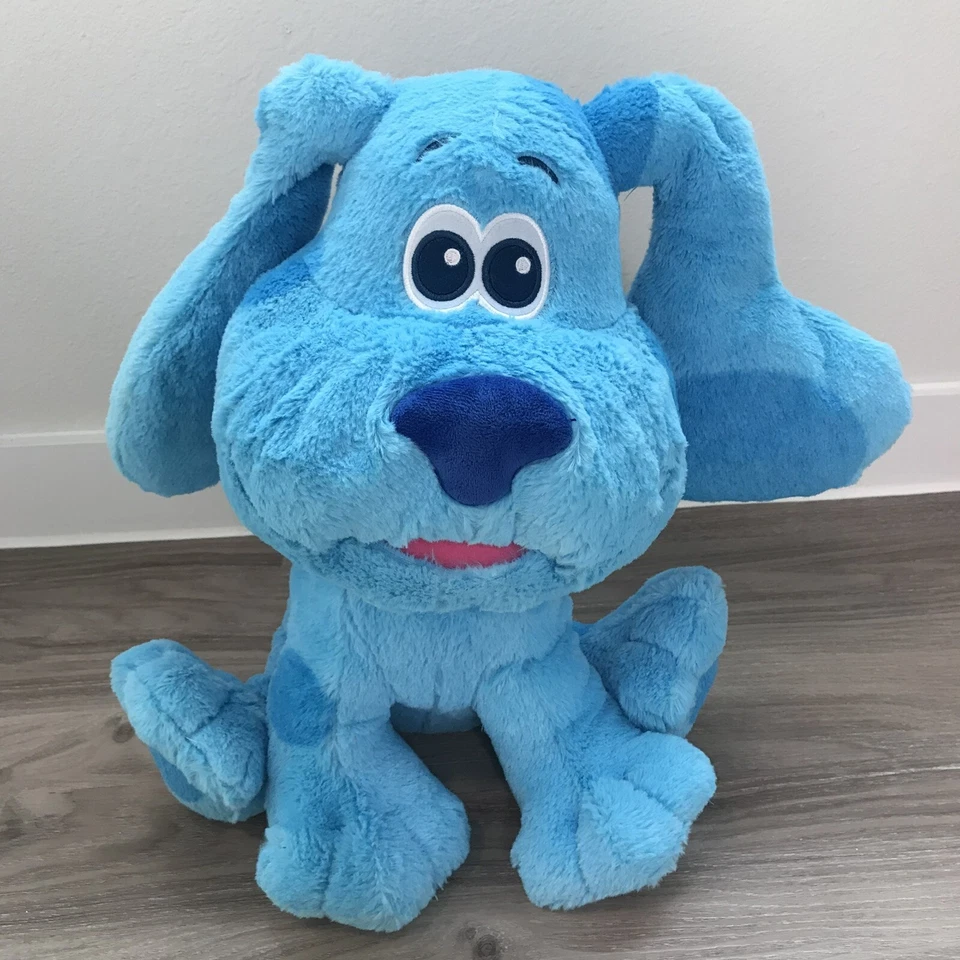 17" Plush Puppy Dog Blues Clues Just Play 2020 Viacom NICK JR. Large EXCELLENT - Image 1 of 4