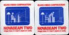 Télévision à deux projections vidéo KLOSS Novabeam années 1970 VARI-VUE publicité lenticulaire