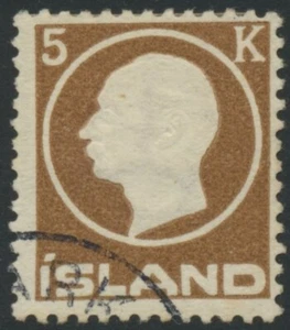 ICELAND. 5 Kr Frederik VIII, en muy buen estado usado (PH1507) - Imagen 1 de 1