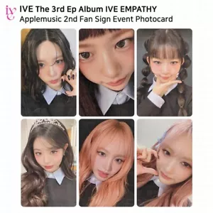 IVE The 3rd EP Album IVE EMPATHY Applemusic 2nd Fan Sign Event Photocard KPOP - Bild 1 von 16