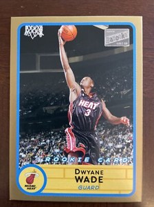 Dwayne Wade 2003 Bazooka GOLD Rookie RC #252 Heat NBA Rare