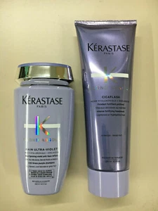 Kerastase Blonde Absolu Shampoo Bain Ultra Violet 250 ML + Fondant Cicaflash - Picture 1 of 1